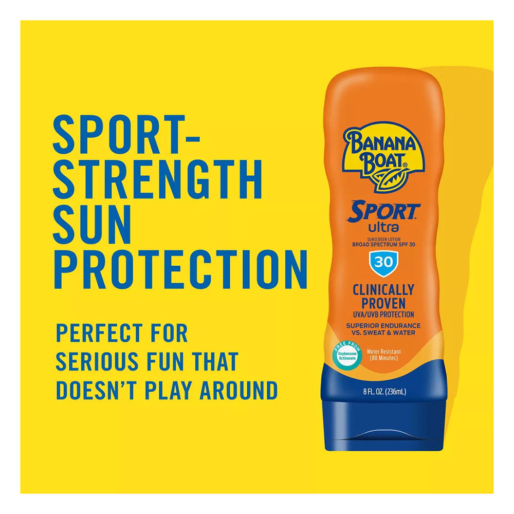 Banana Boat Ultra Sport Clinically Proven Sun Block Performance - 8 Oz