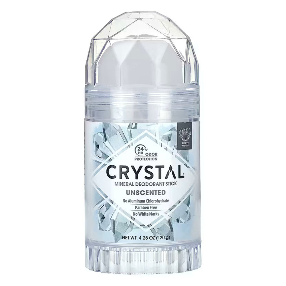 Crystal Deodorant Stick (30003), Unscented, 4.25 Ounce