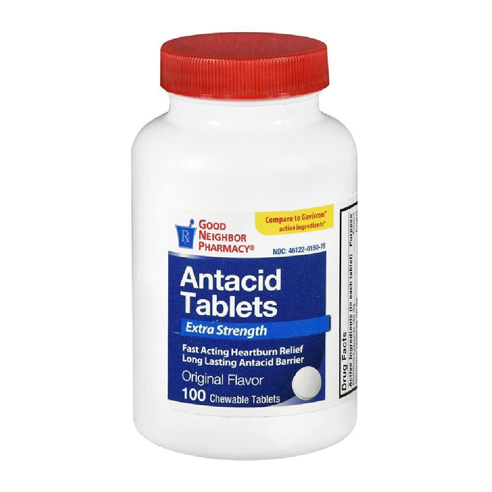 Good Neighbor Foaming Antacid Tablets 100 Count
