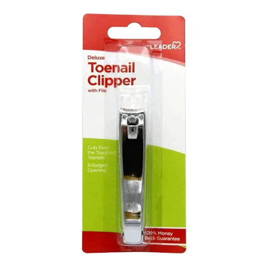 Leader Deluxe Nail Clipper With File - 1 Ea