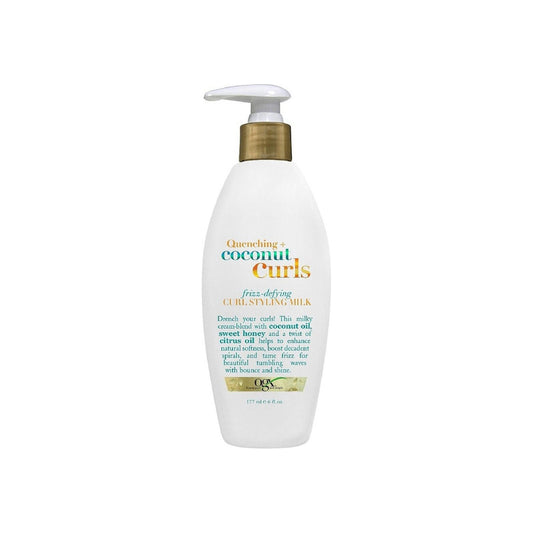 Ogx Quenching + Coconut Curls Frizz-Defying Curl Styling Milk 6 Oz