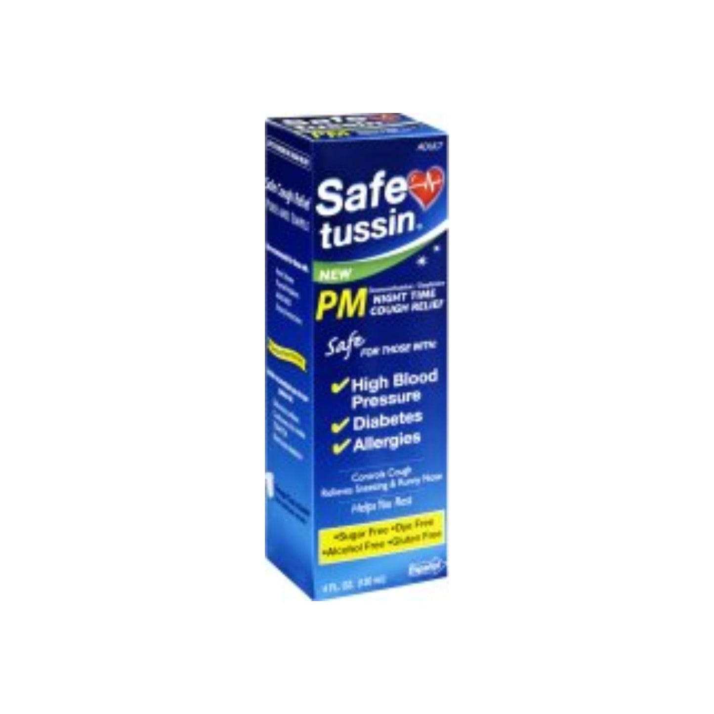 Safetussin Pm Night Time Cough Relief 4 Oz