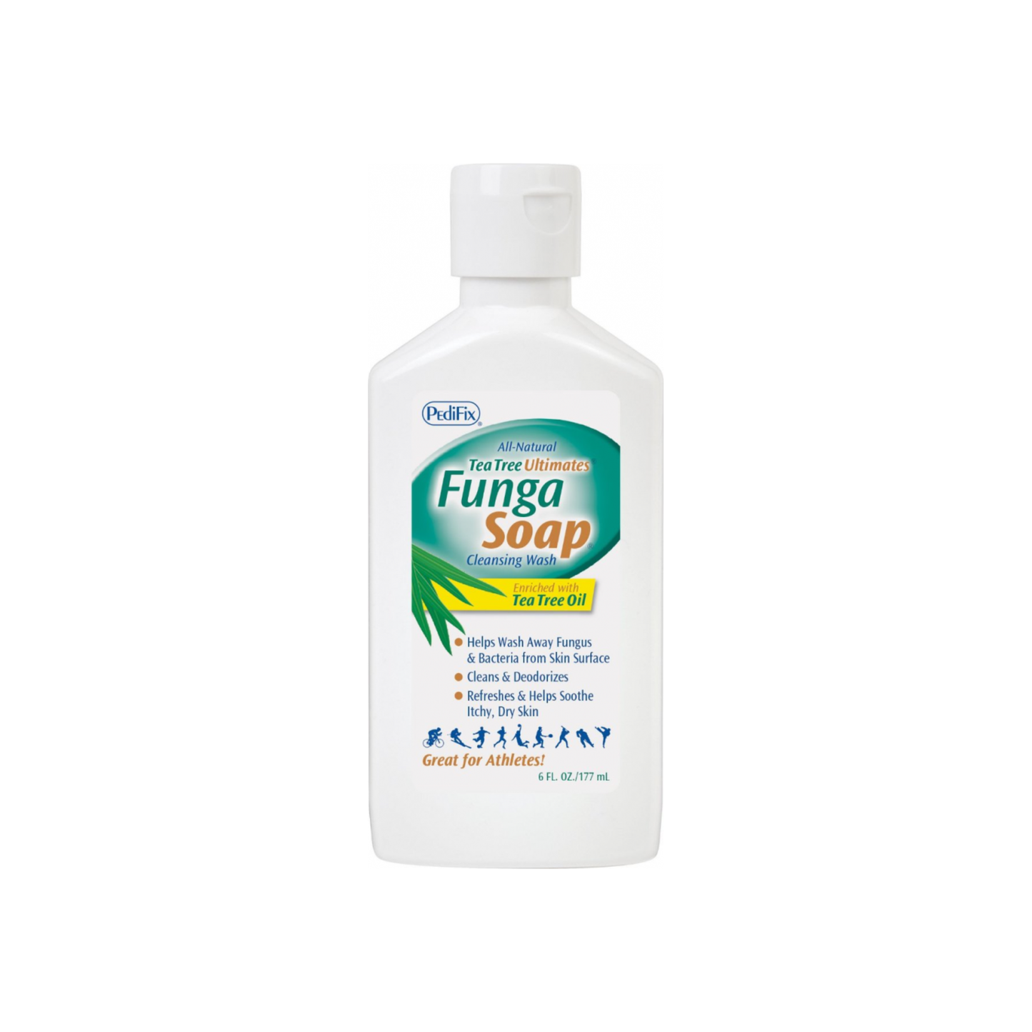 Pedifix Tea Tree Ultimates Fungasoap Cleansing Wash 6 Oz
