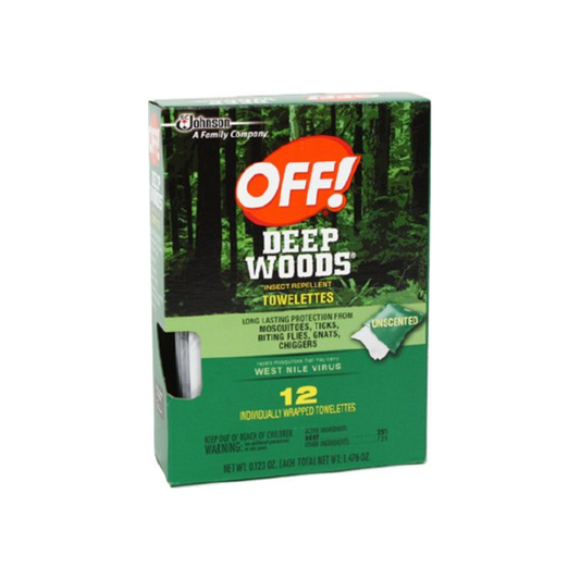 Off! Deep Woods Towelettes 12 Each