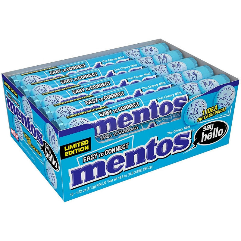 Mentos Mint Flavor Roll 15 Rolls (1.32 Oz Per Roll)