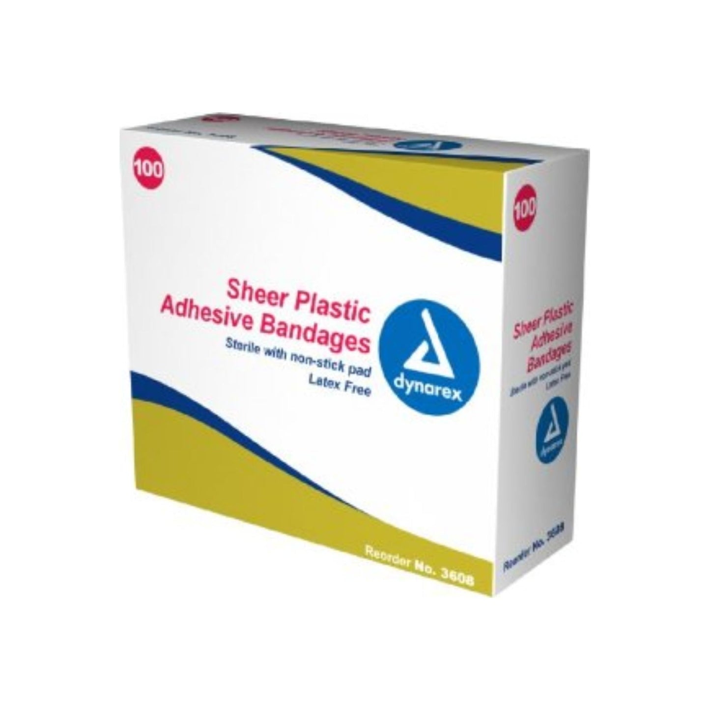 Dynarex Adhesive Strips Jr 3/8X1.5 100 Ea