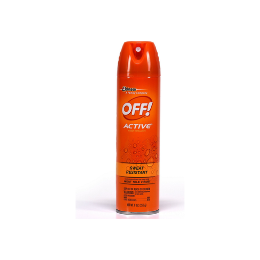Off! Active Insect Repellant Sweat Resistant 9 Oz