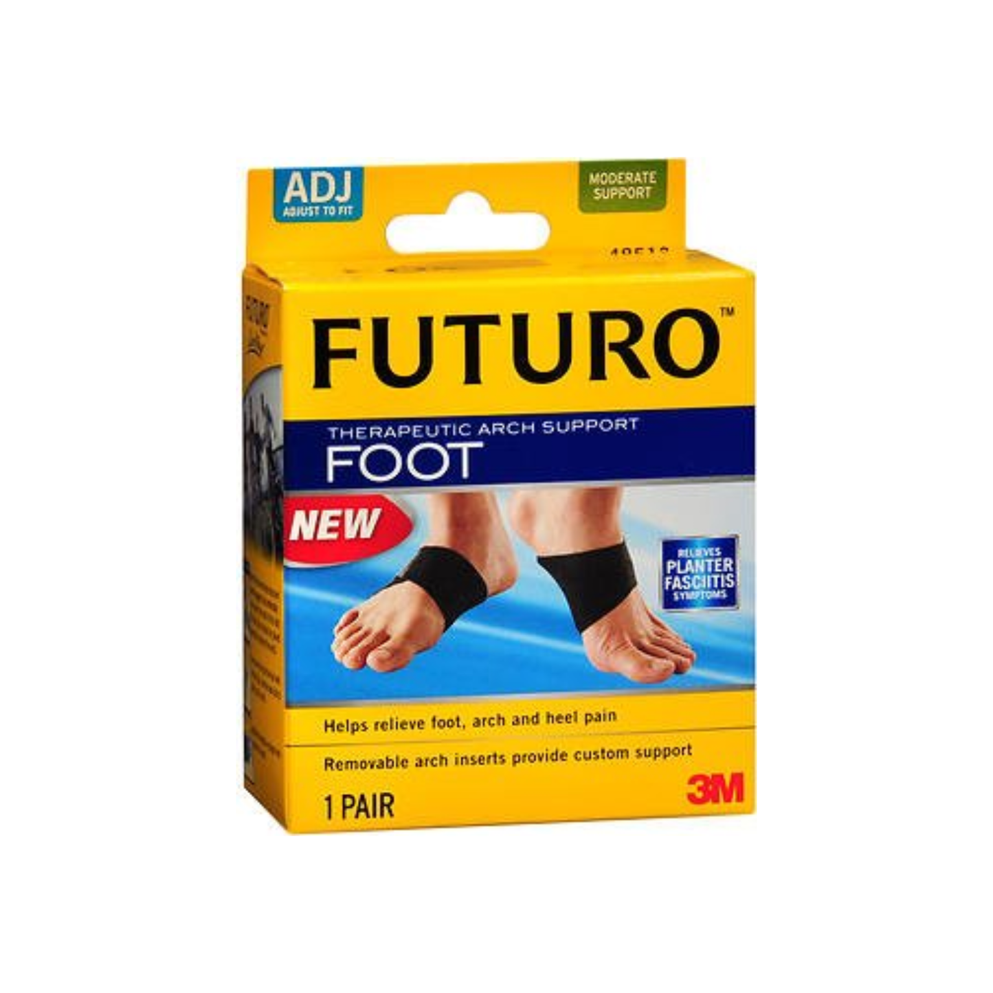 Nexcare Futuro Therapeutic Arch Support Moderate, 1 Pair