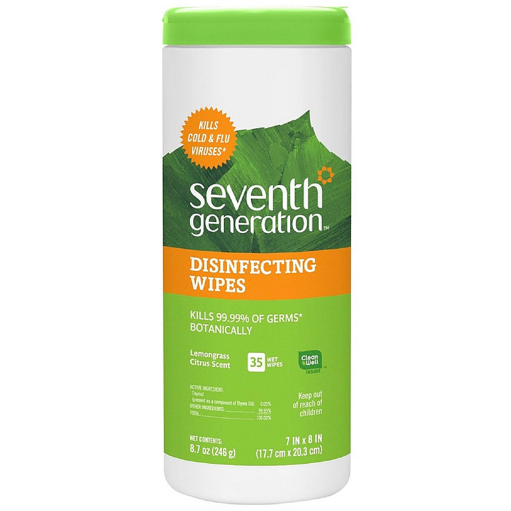 Seventh Generation Disinfecting Multi-Surface Wipes 35 Ea