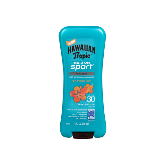 Hawaiian Tropic Island Sport Sunscreen Lotion - Spf 30 - 8 Oz