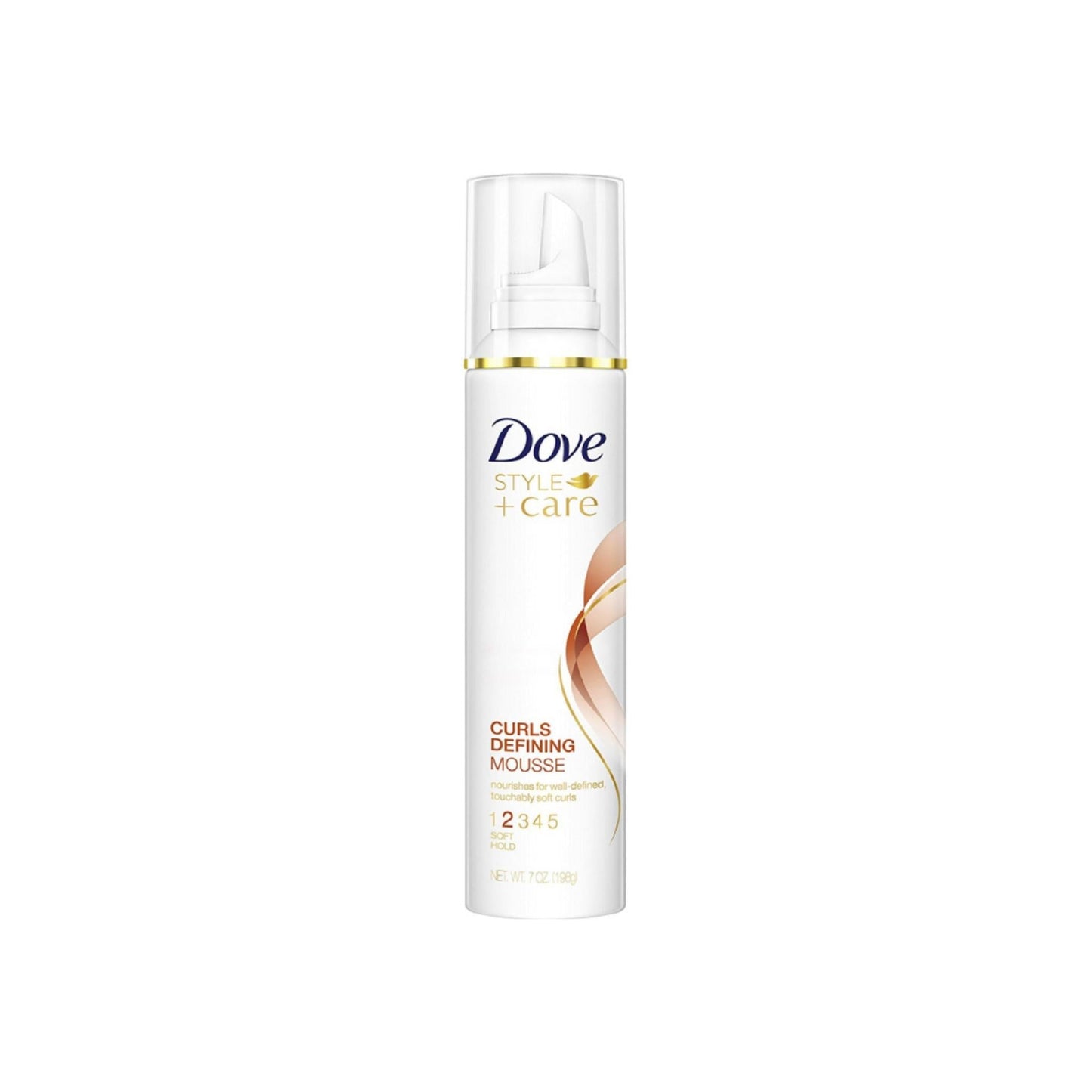 Dove Style +Care Curls Defining Mousse, 2 Soft Hold, 7 Oz