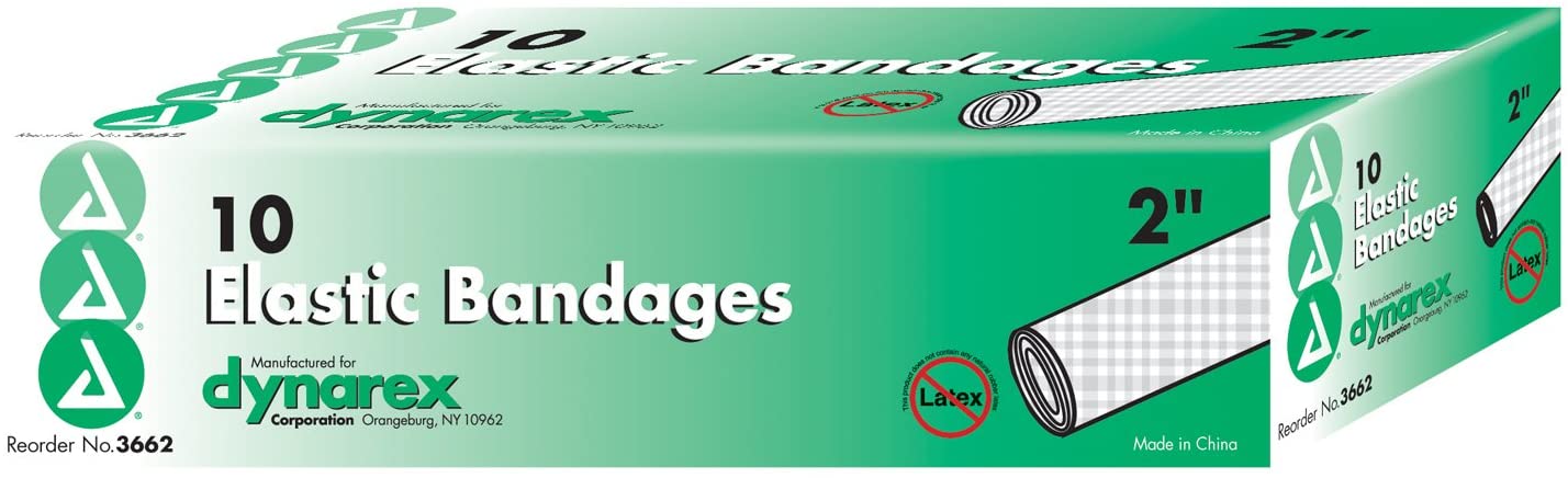 Dynarex Elastic Bandages (5Cm) Latex Free 2", 10 Ea