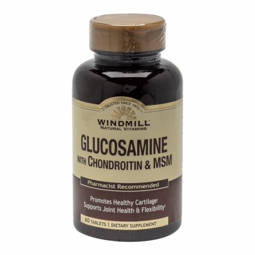 Windmill Health, Glucosamine With Chondrotin & MSM, 60 Tabs