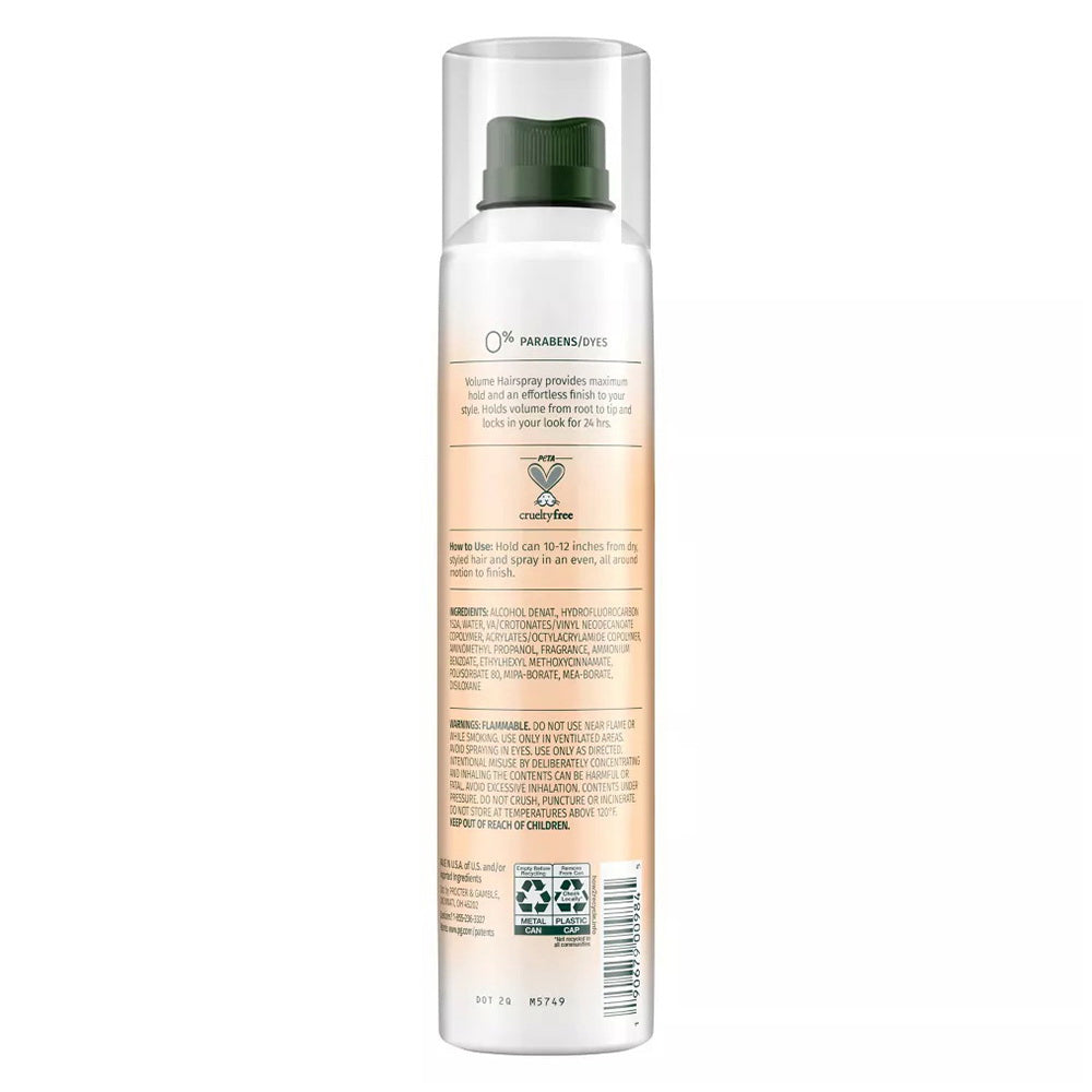 Herbal Essences Touchable Hold Volume Hair Spray, Paraben Free - 8Oz