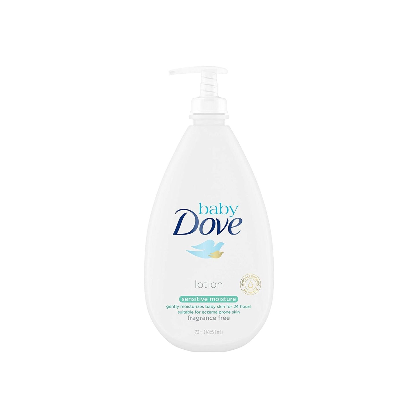 Baby Dove Fragrance Free Lotion, Sensitive Moisture 20 Oz