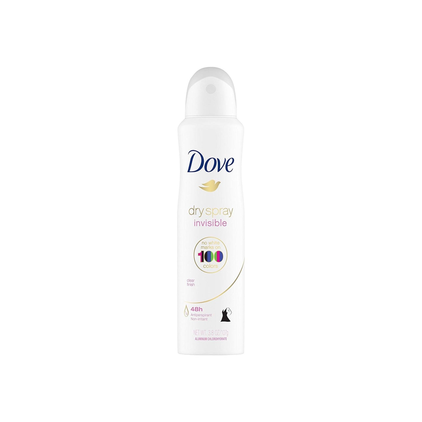 Dove Invisible Dry Spray Antiperspirant Deodorant, Clear Finish 3.8 Oz
