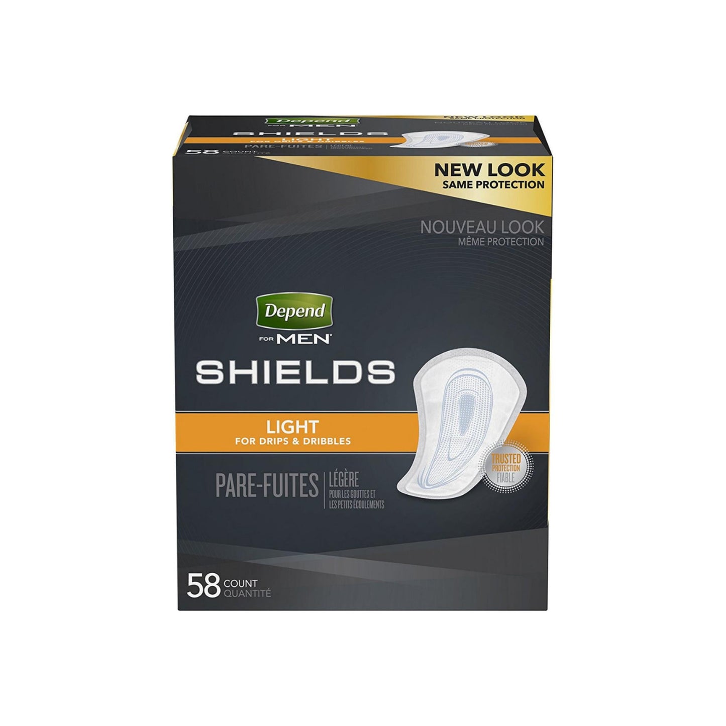 Depend For Men Shields Light Absorbency - 58 Each