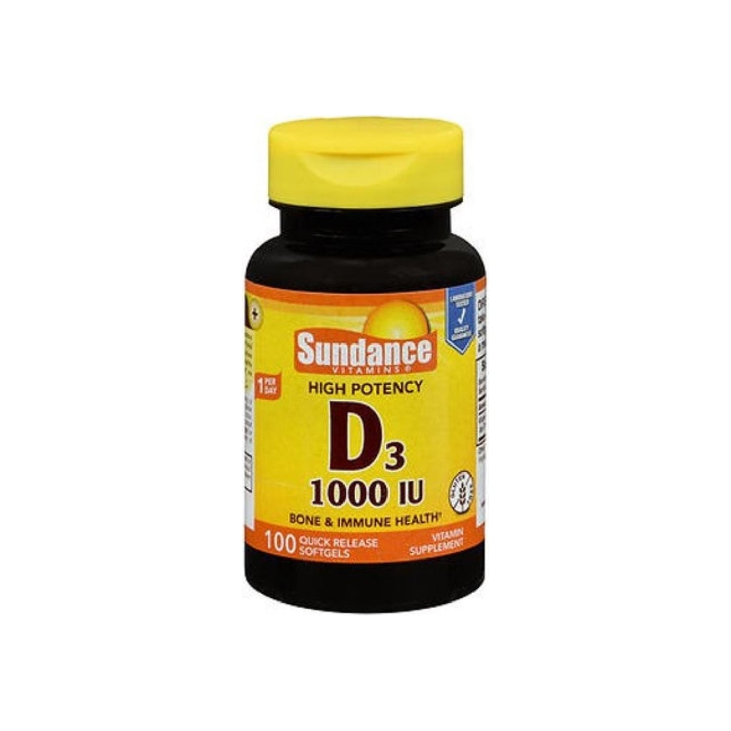 Sundance Vitamins High Potency Vitamin D3 1000 Iu, 100 Ea