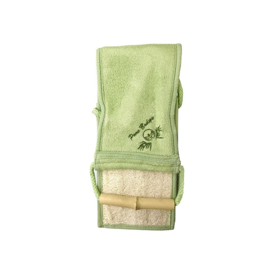 Pure Body Bamboo & Loofah Full Body Scrubber 1 Ea