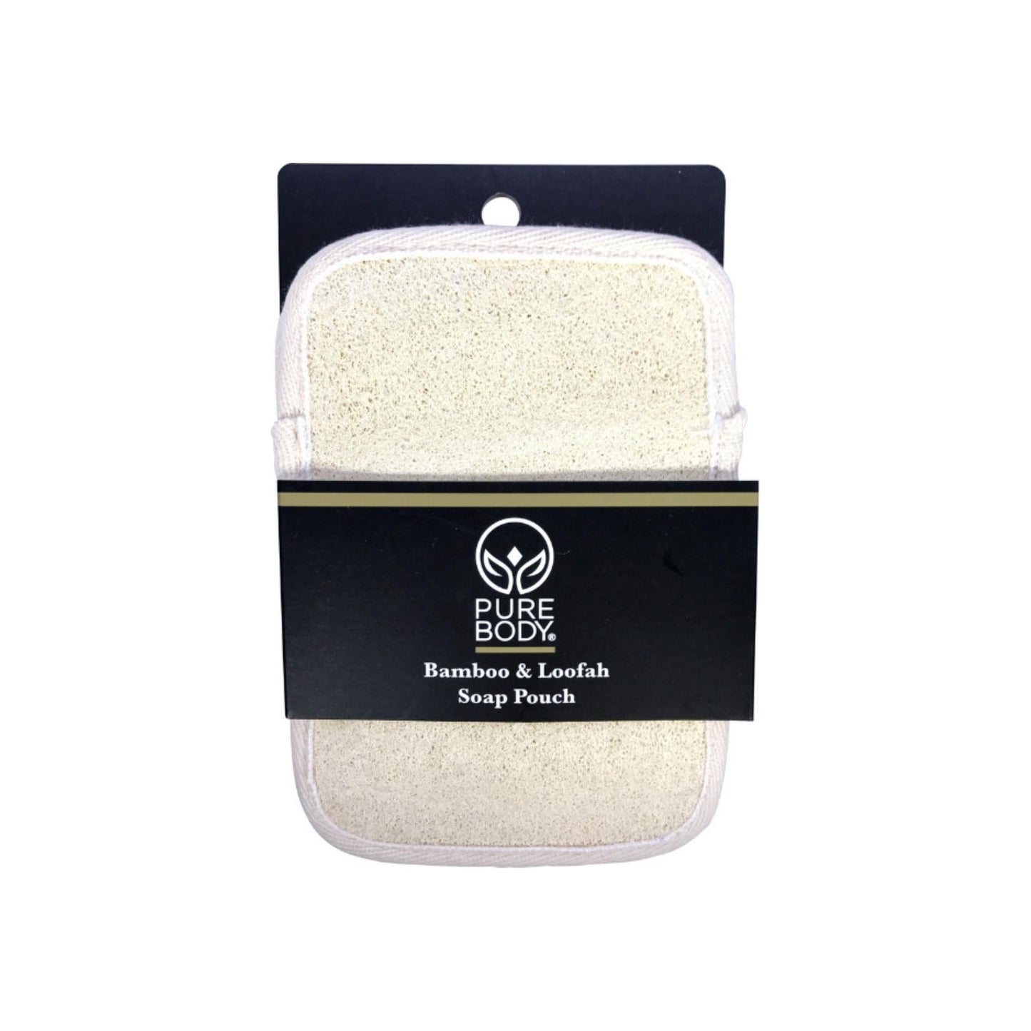Pure Body Bamboo & Loofah Soap Pouch 1 Ea