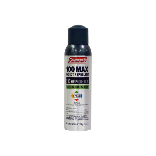 Coleman 100% Maximum Deet Insect Repellent Continuous Spray, 4 Oz