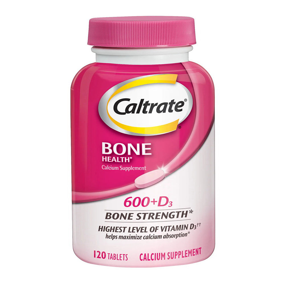 Caltrate Bone Health Care600 Plus D3 Calcium Supplement Tablets - 120 Ea