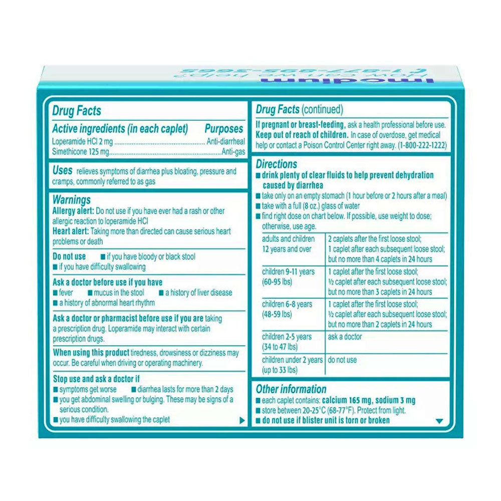 Imodium Multi-Symptom Relief Caplets , 24 Ct