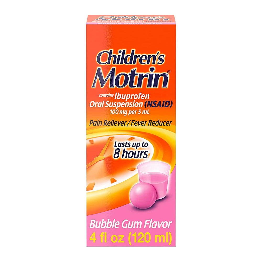 Motrin Children'S Pain And Fever Reducer Liquid, Bubble Gum - 4 Oz