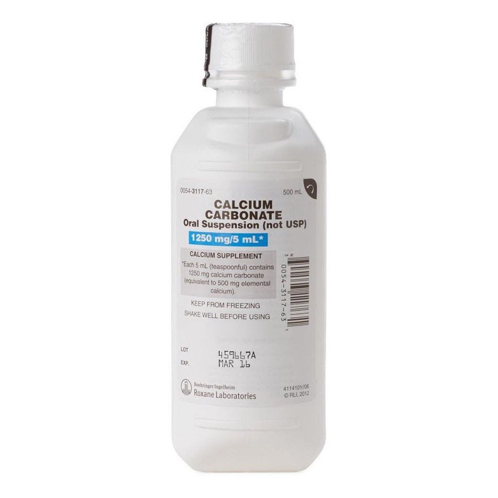 Calcium Carbonate Oral Suspension - 500 Ml