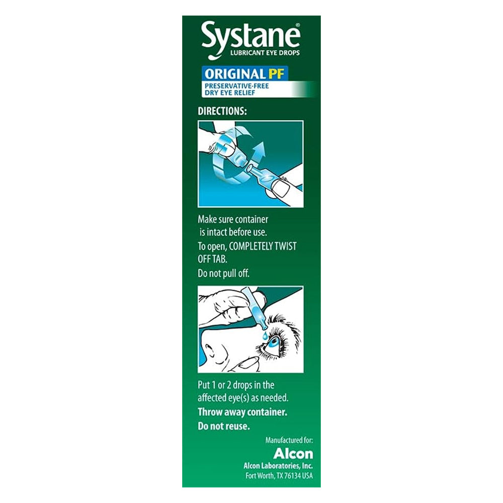 Systane Lubricant Eye Drops Vials 30 Ea