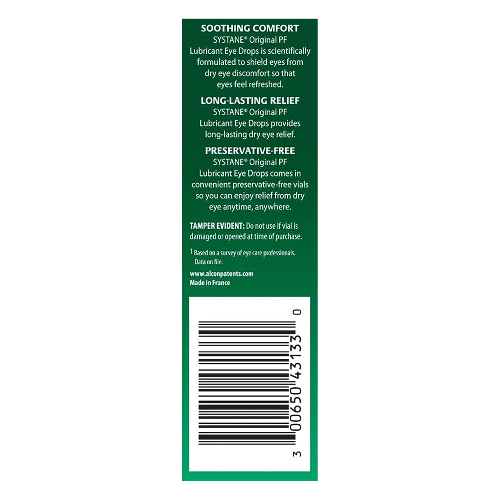 Systane Lubricant Eye Drops Vials 30 Ea