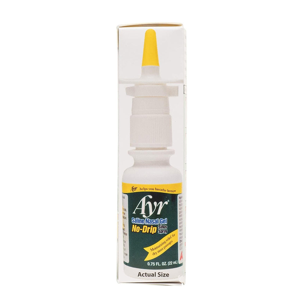 Ayr Saline No-Drip Sinus Relief Nasal Gel Spray - 0.75 Oz