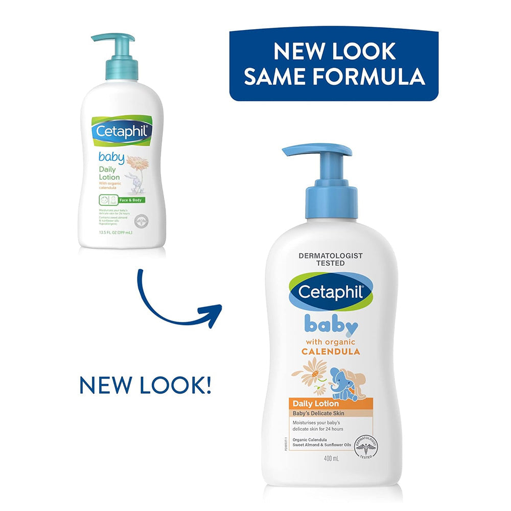 Cetaphil Baby Daily Lotion - Organic Calendula - 13.5 Oz