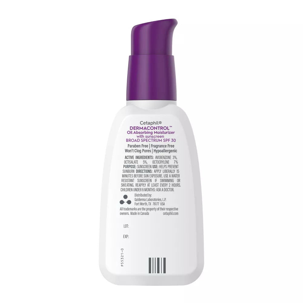 Cetaphil Pro Oil Absorbing Moisturizer With Spf 30 Broad Spectrum Sunscreen - 4 Oz