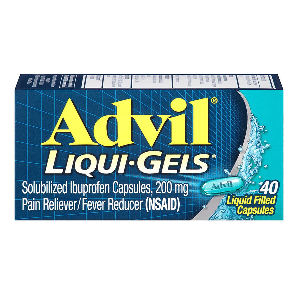Advil Pain Reliever/Fever Reducer, 200 Mg, Liquid Filled Capsules - 40 Liqui Gels