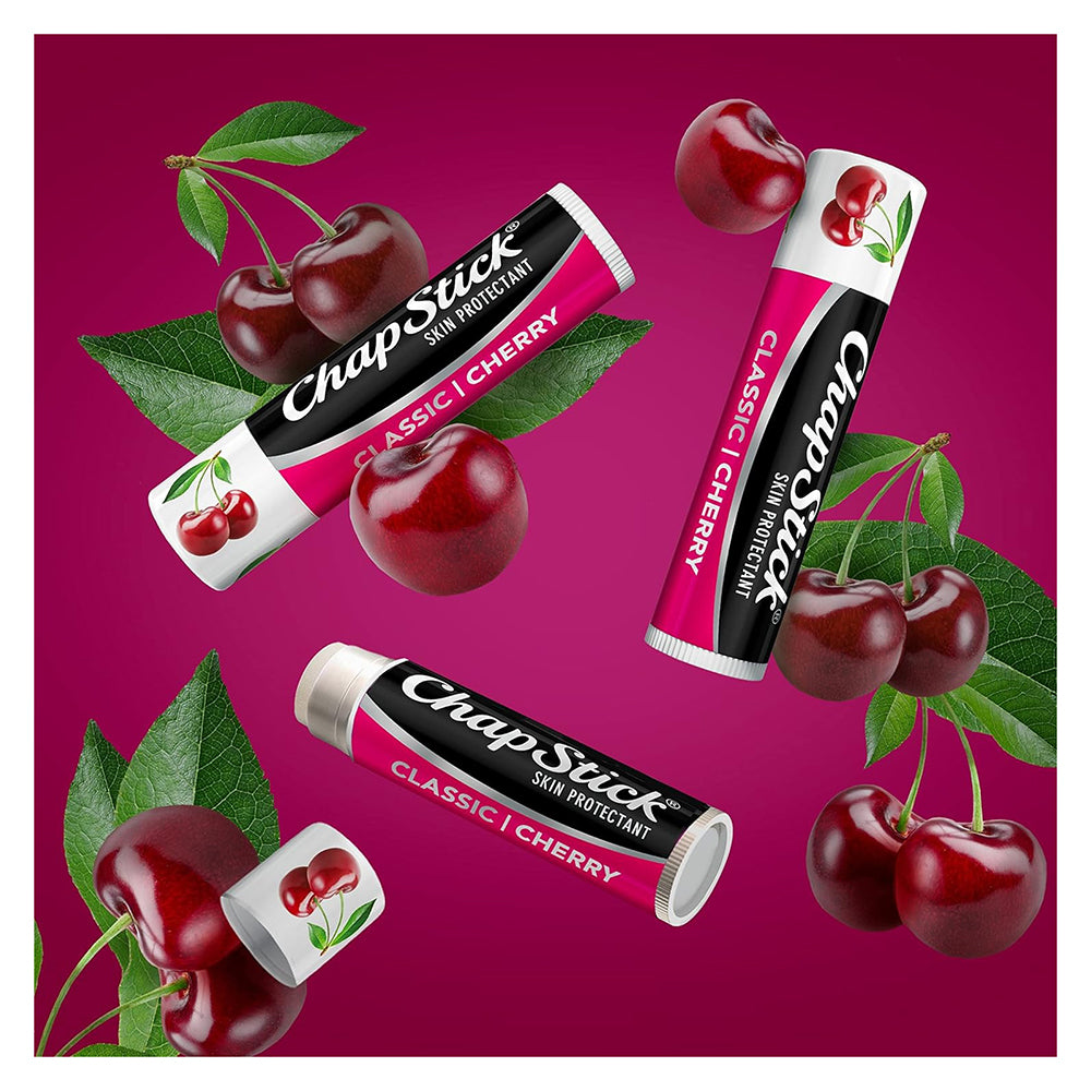 Chapstick Classic Moisturizer And Skin Protectant Cherry Lip Balm, 0.15 Oz