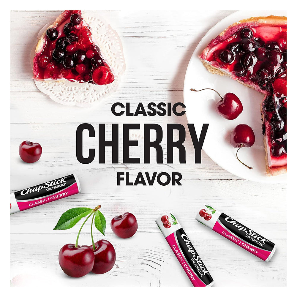 Chapstick Classic Moisturizer And Skin Protectant Cherry Lip Balm, 0.15 Oz