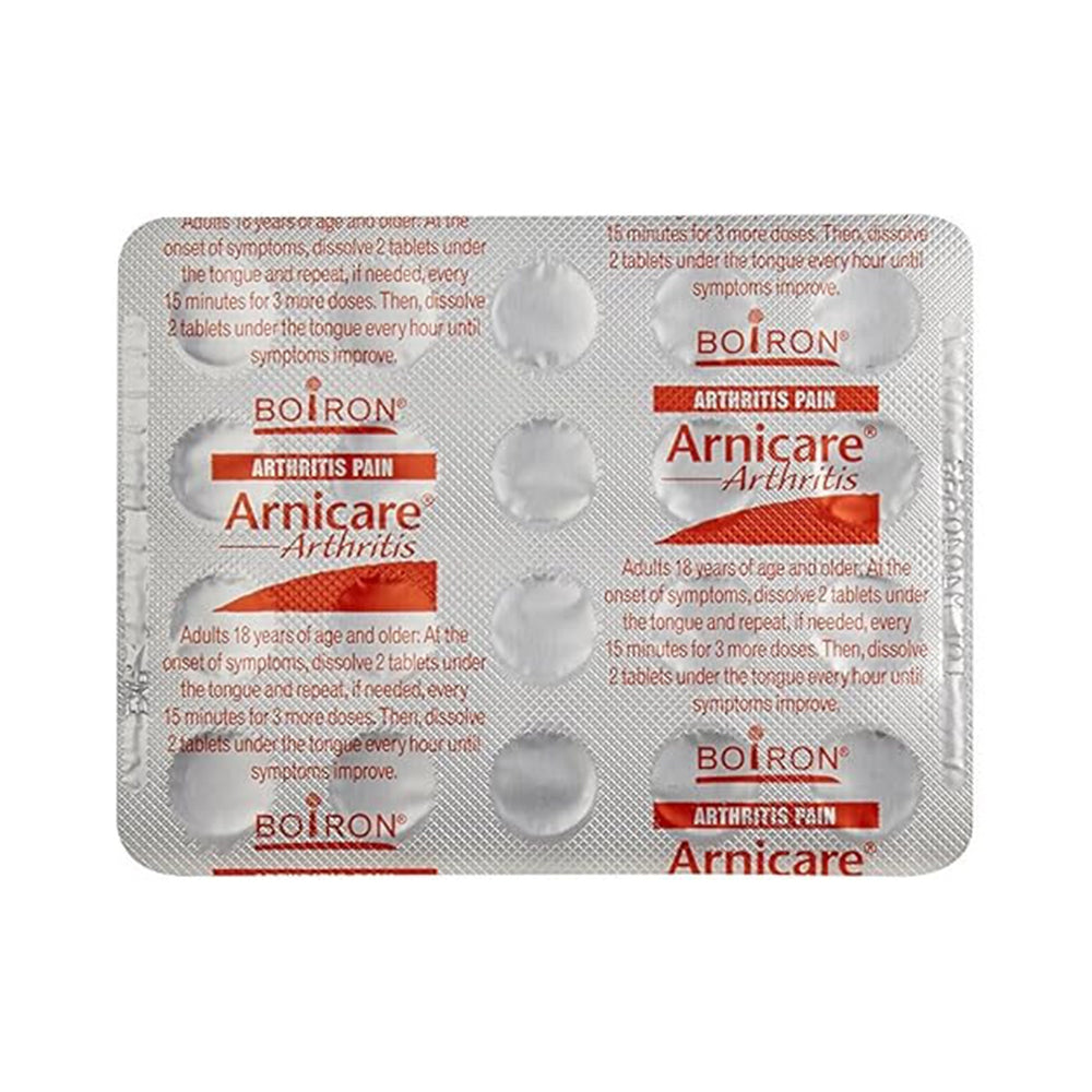 Boiron Arnicare Arthritis Pain Relief Tablets, Homeopathic Medicine - 60 Each