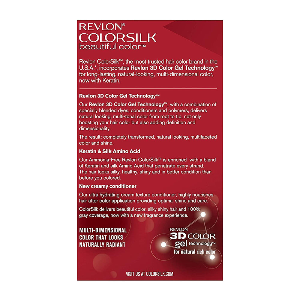 Colorsilk By Revlon, Ammonia-Free Permanent, Haircolor: Burgundy #48 - 1 Each
