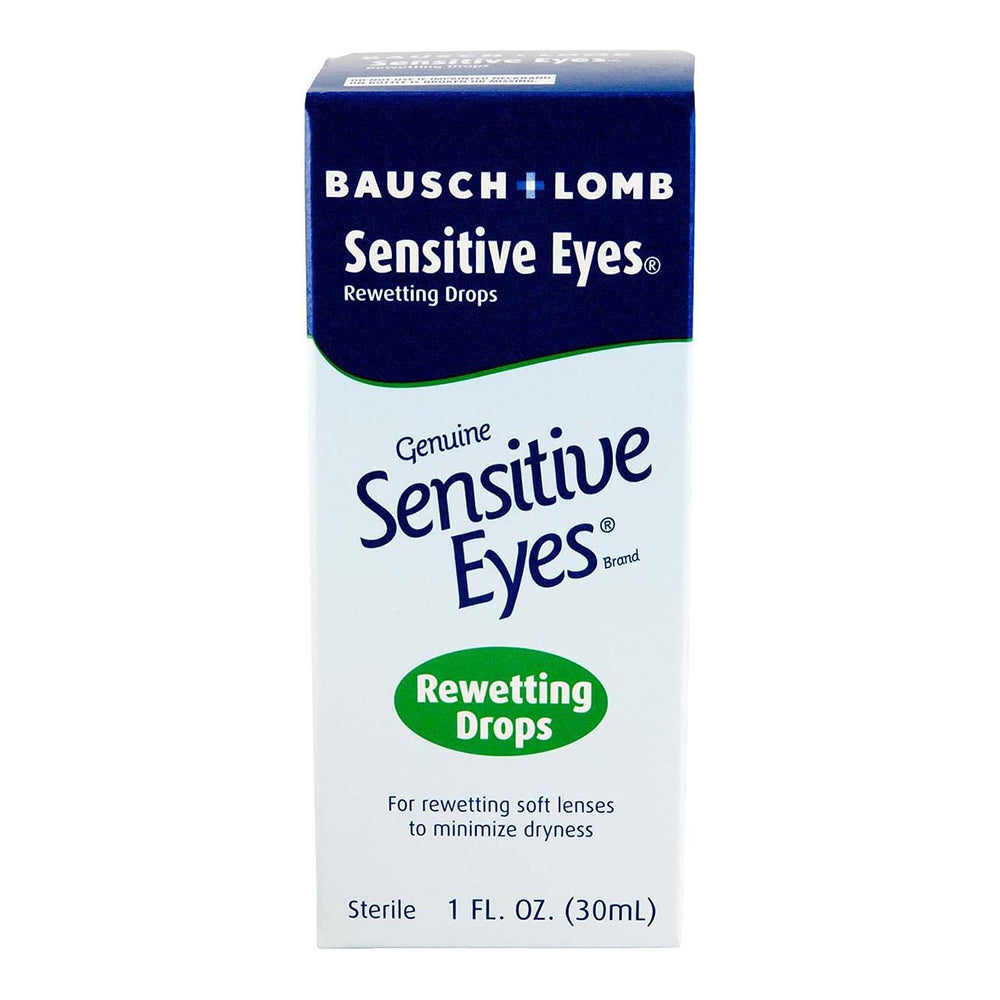 Bausch Plus Lomb Genuine Sensitive Eyes Rewetting Sterile Drops - 1 Fl Oz