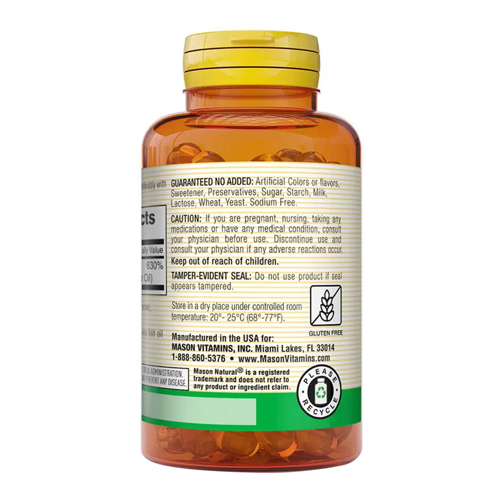 Mason Natural D3 5000 Iu - 50 Softgels