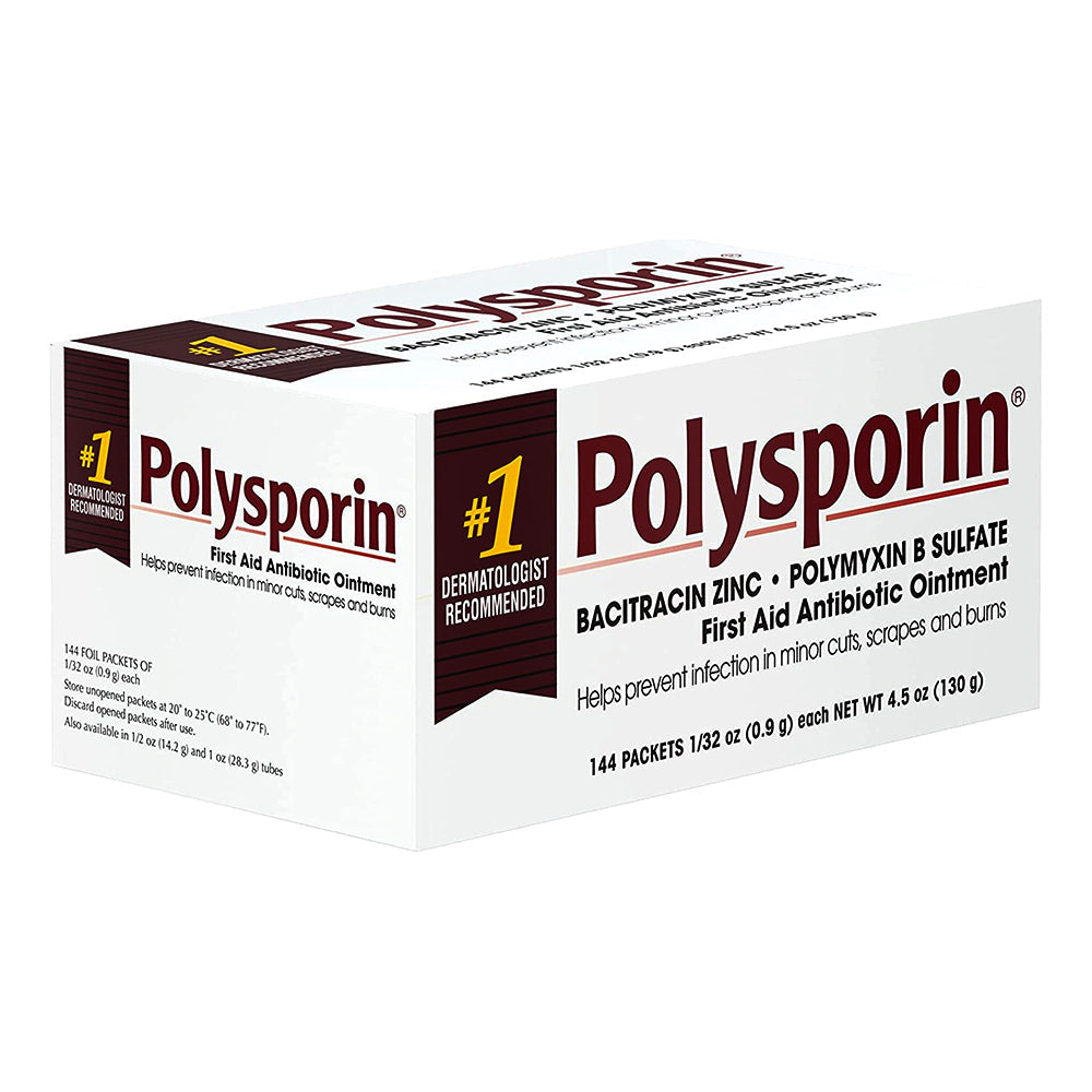 Polysporin First Aid Antibiotic Ointment - 144 Count