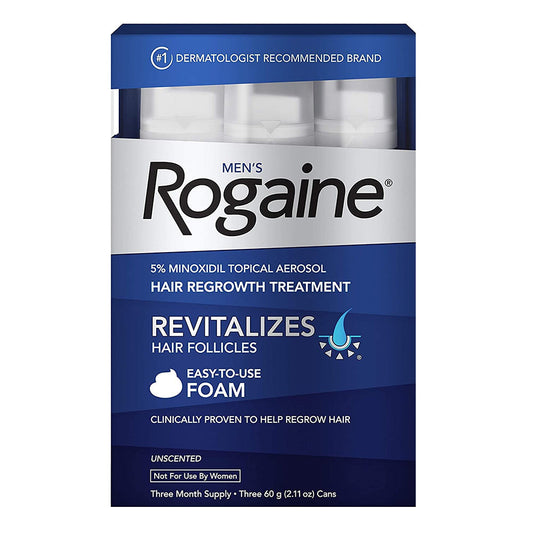 Men'S Rogaine 5% Minoxidil Foam - 3-Month Supply