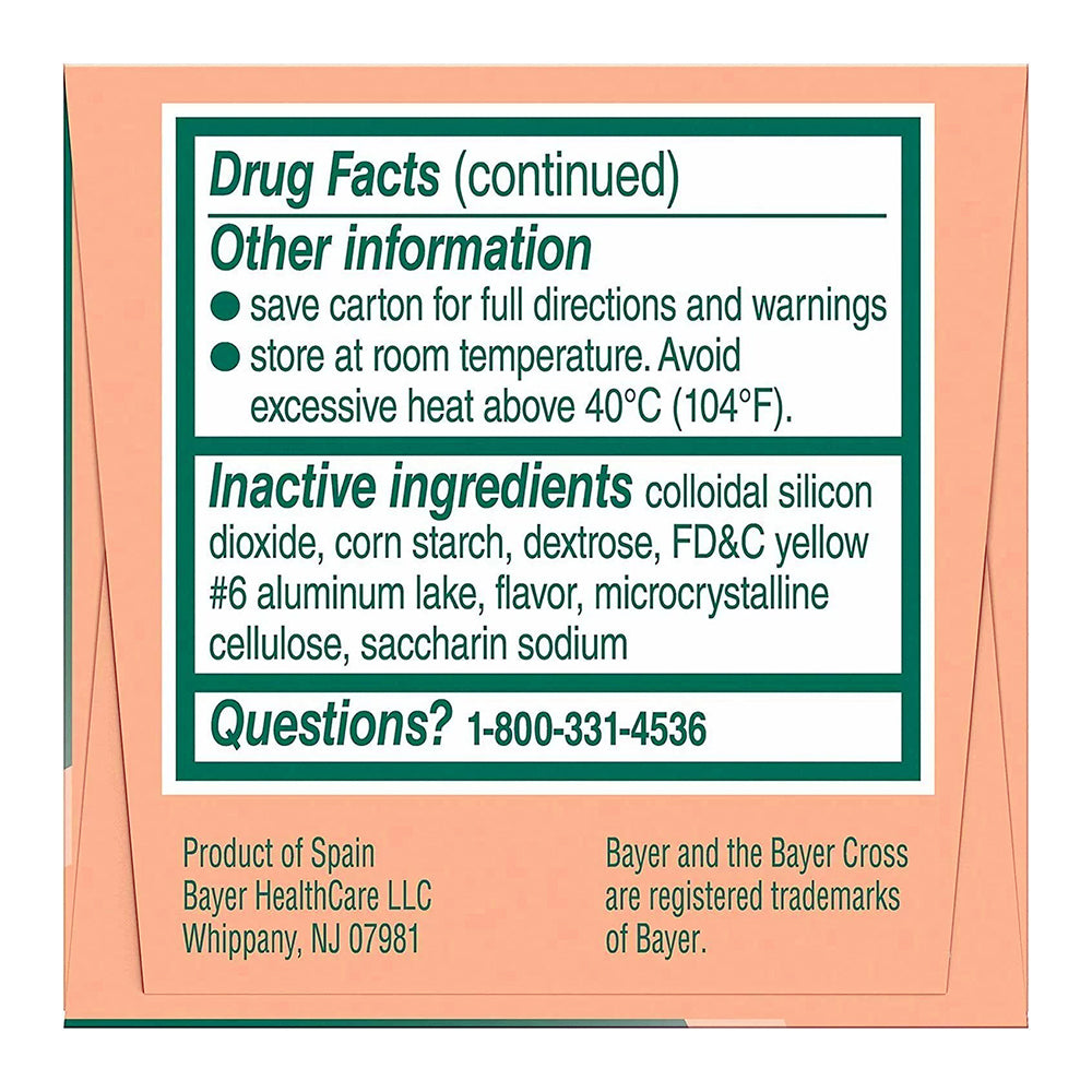 Bayer Childrens Chewable, Childrens Aspirin Pain Reliever - 36 Ea