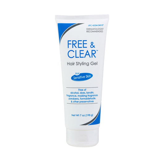 Vanicream Free And Clear Hair Styling Gel For Sensitive Skin And Scalp, Tube, 7 Oz
