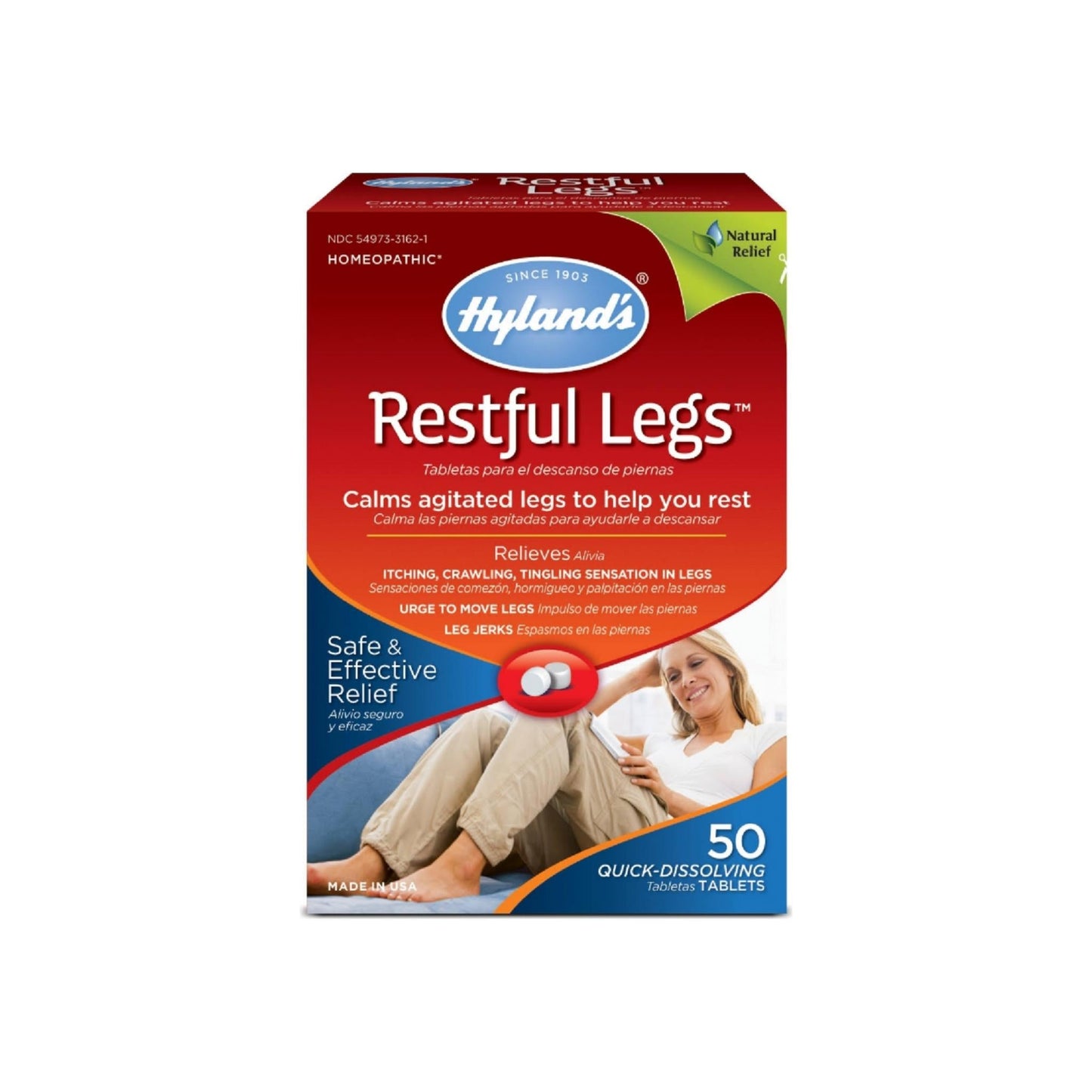 Hyland'S Restful Legs Tablets 50 Ea