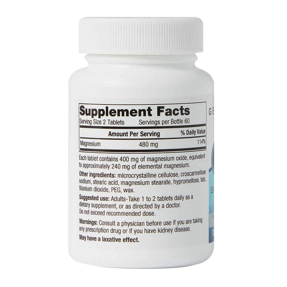 GeriCare Magnesium Oxide Tablet 400mg 120Ct