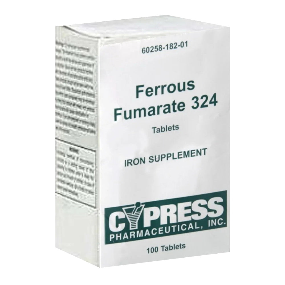 Ferrous Fumarate 324 Boxed 100 Tablets