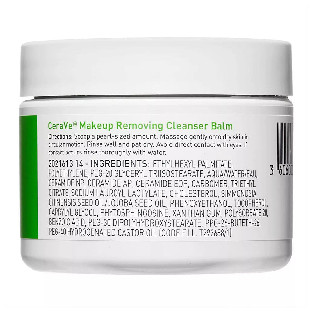 Cerave Cleansing Balm For Sensitive Skin Hydrating Makeup Remover, 1.3 Oz