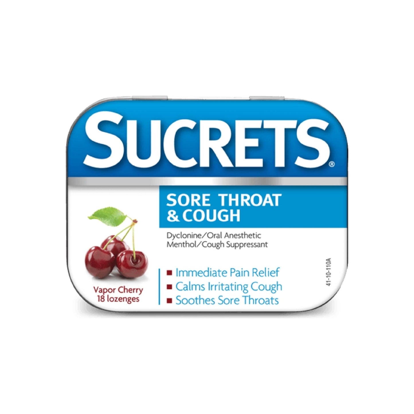 Sucrets Sore Throat & Cough Vapor Cherry 18 Each